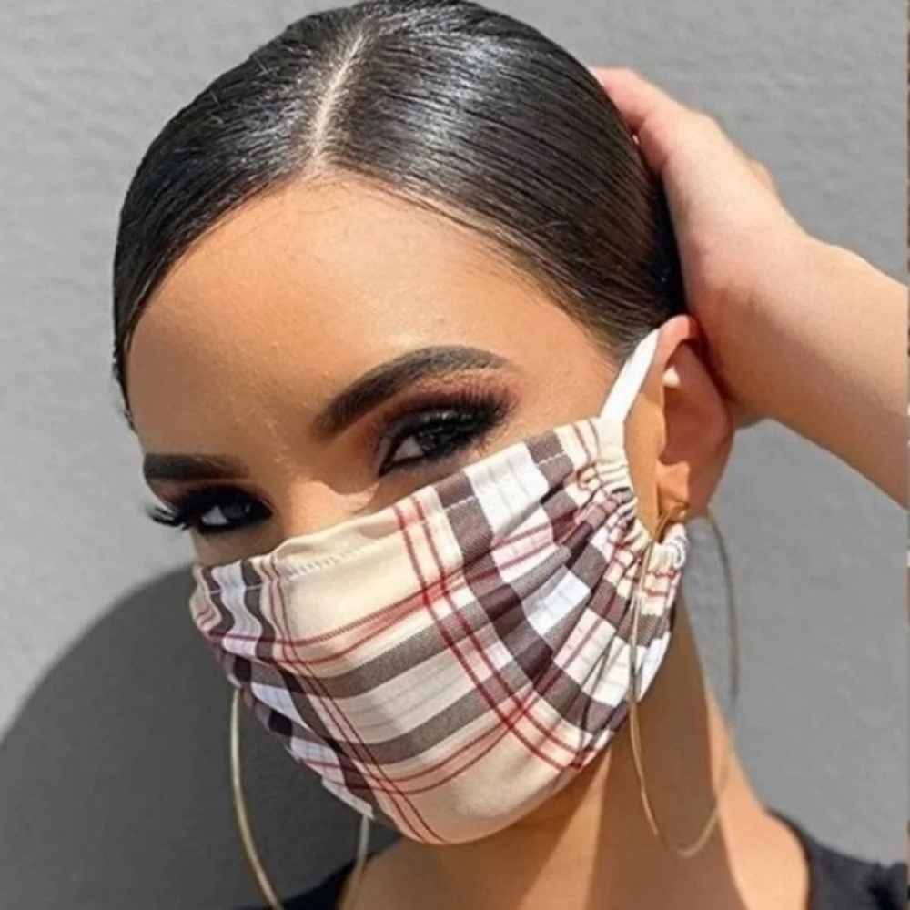 Reusable Burberry like face mask